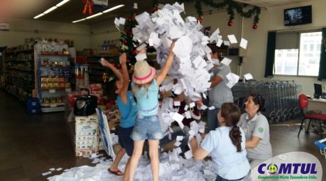 Sorteio da promoção Natal Super Comtul