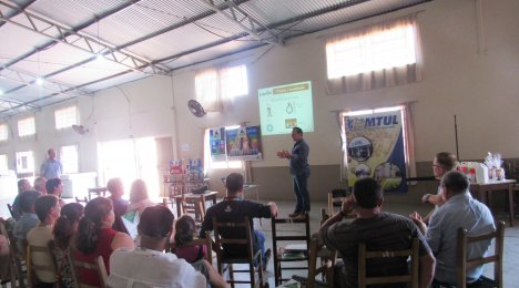Palestra aos Produtores Leiteiros - Comunidade Linha Teresa/Campina das Missões