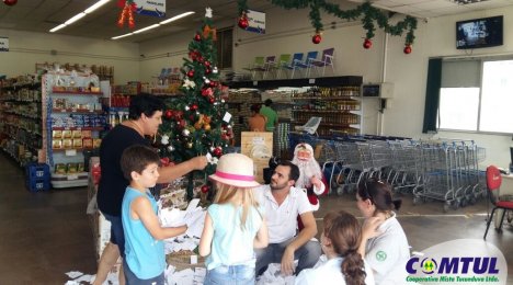 Sorteio da promoção Natal Super Comtul