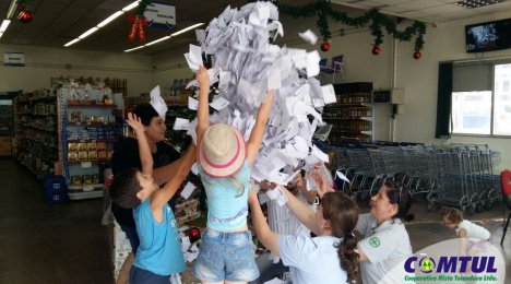 Sorteio da promoção Natal Super Comtul