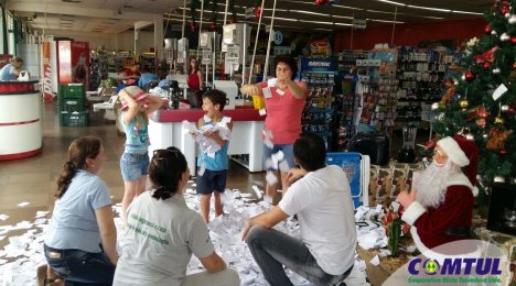 Sorteio da promoção Natal Super Comtul