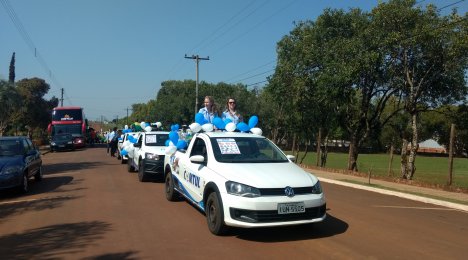 Desfile da semana da Pátria em Novo Machado