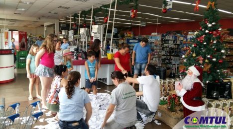 Sorteio da promoção Natal Super Comtul