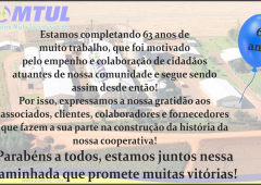 Aniversário COMTUL!! 63 anos de história!