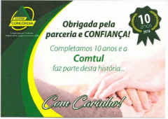 Parceria Comtul e Cooperconcórdia - Programa Aprendiz Cooperado